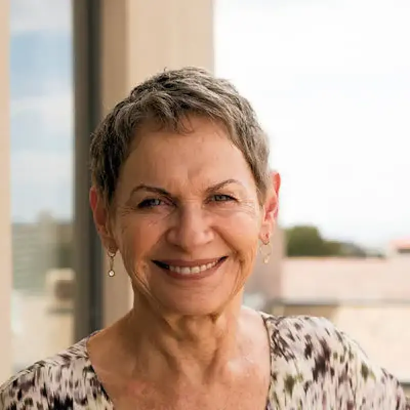 Older woman smiling
